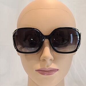 Coach Black Oversized Sunglasses